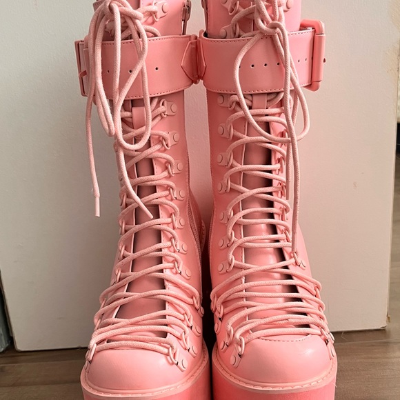 Bubble gum pink platforms - Picture 2 of 6